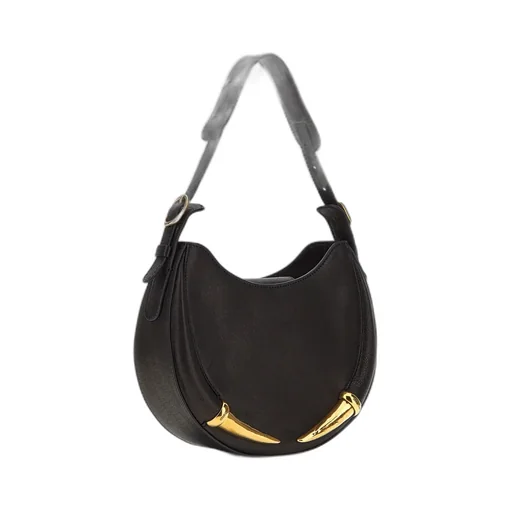Roberto Cavalli Large Fang Shoulder Bag