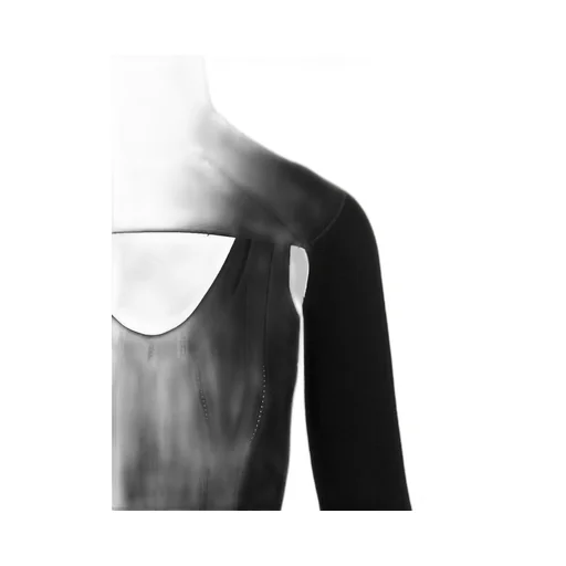 Roberto Cavalli Scoop Neck Ribbed-Knit Mini Dress