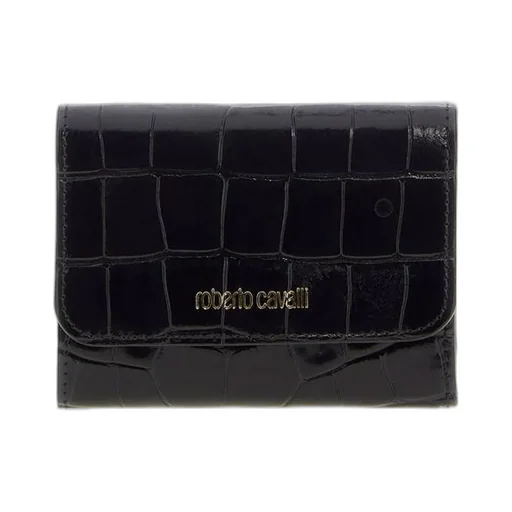 Roberto Cavalli Logo Embossed Wallet