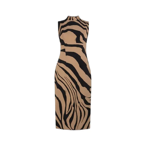 Roberto Cavalli Print Sleeveless Dress