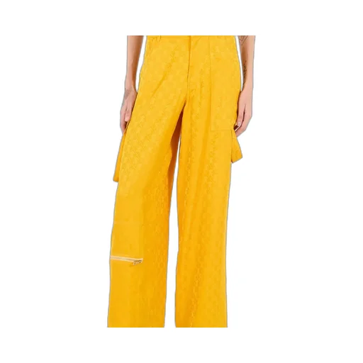 Roberto Cavalli Mirror Snake Monogram Trousers