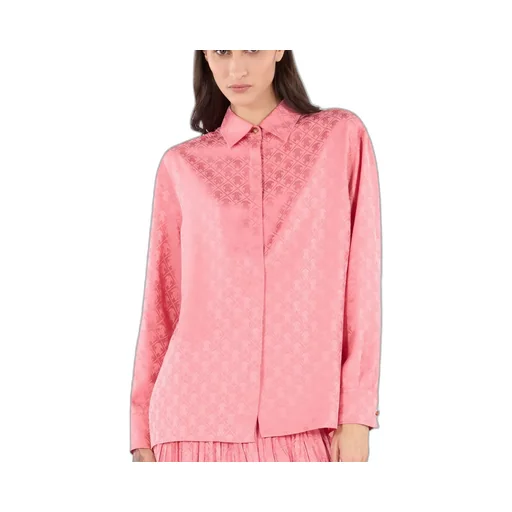 Roberto Cavalli Mirror Snake Monogram Shirt