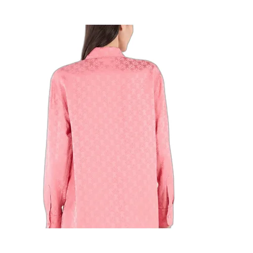 Roberto Cavalli Mirror Snake Monogram Shirt