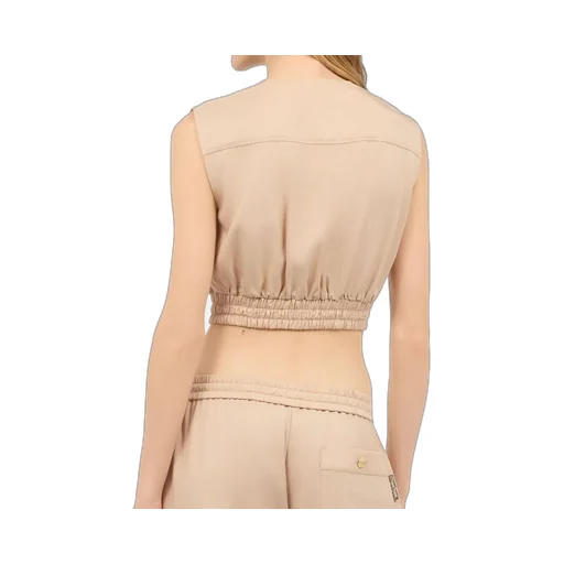 Roberto Cavalli Crop Top With Cargo Pockets
