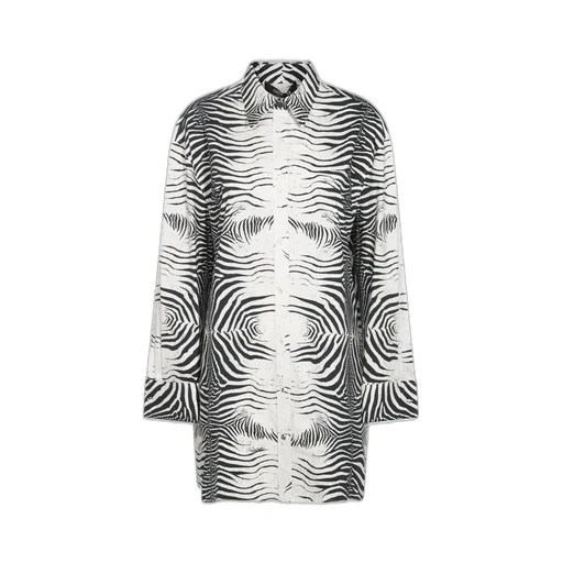 Roberto Cavalli Zebra-Print Long Shirt