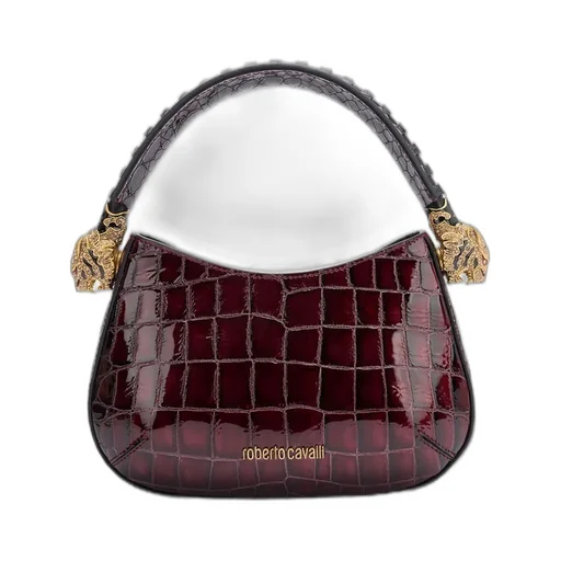 Roberto Cavalli Embossed Roar Bag