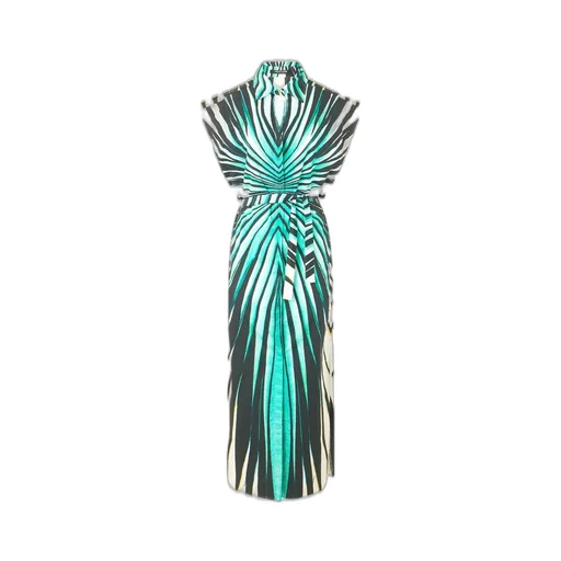 Roberto Cavalli Sea Print Midi Dress