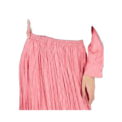 Roberto Cavalli Crinkled Effect Midi Skirt