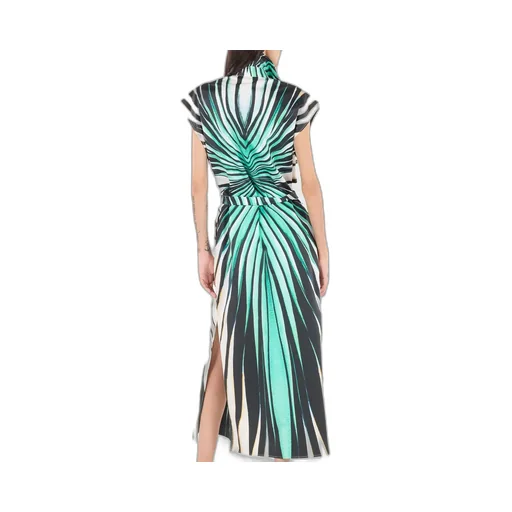 Roberto Cavalli Sea Print Midi Dress
