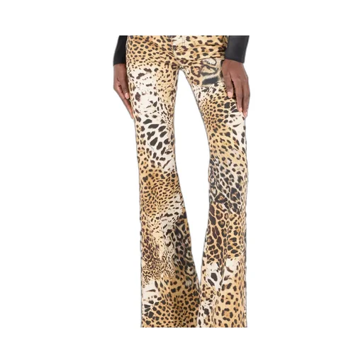 Roberto Cavalli Jaguar Print Pants