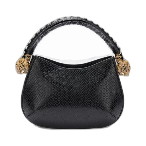 Roberto Cavalli Roar Embossed Shoulder Bag