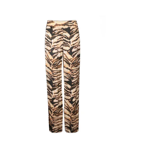 Roberto Cavalli High-Waisted Print Trousers