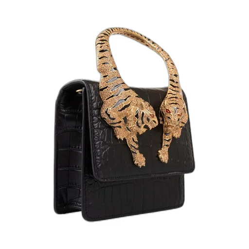 Roberto Cavalli Roar Embellished Medium Shoulder Bag