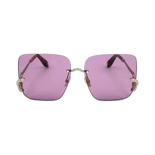 Roberto Cavalli Square Frame Rimless Sunglasses