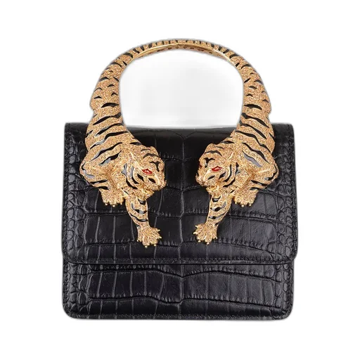 Roberto Cavalli Roar Embellished Medium Shoulder Bag