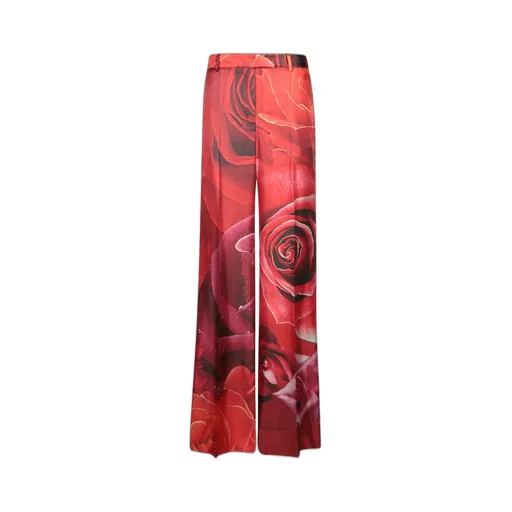 Roberto Cavalli Floral Printed Trousers