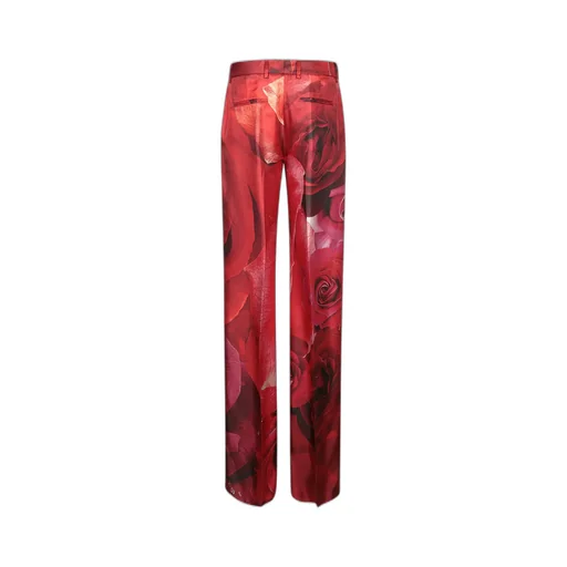 Roberto Cavalli Floral Printed Trousers