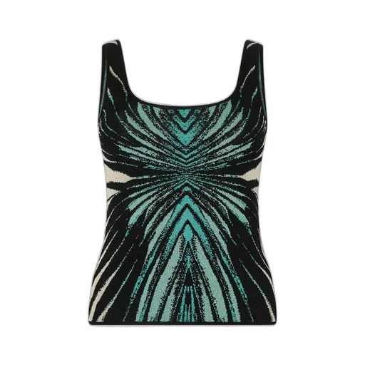 Roberto Cavalli Ray Of Sea Patterned Top