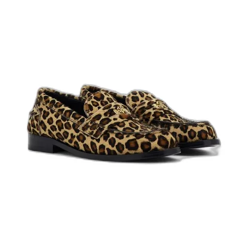 Roberto Cavalli Jaguar Pattern Moccasins