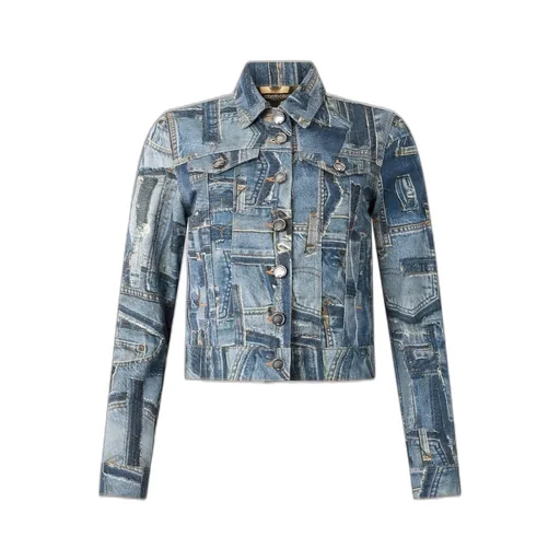 Roberto Cavalli Patchwork Capsule Denim Jacket