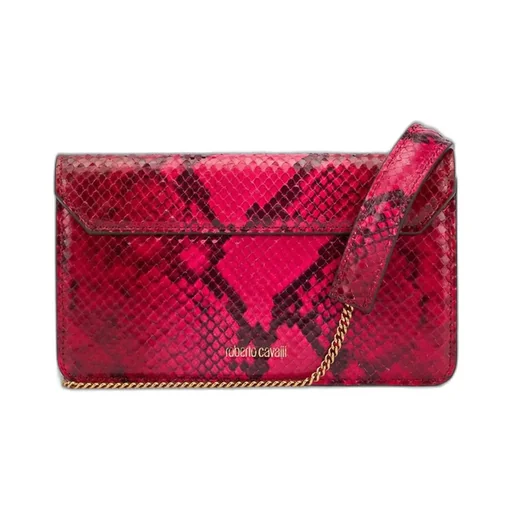 Roberto Cavalli Tiger Embellished Shoulder Bag