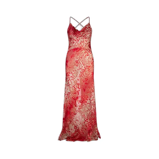 Roberto Cavalli Print Long Dress