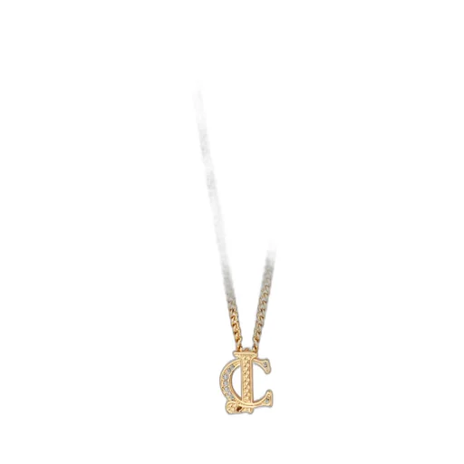 Roberto Cavalli Initial Pendant Necklace