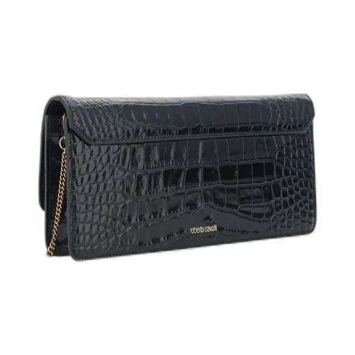 Roberto Cavalli Long Embossed Roar Clutch Bag