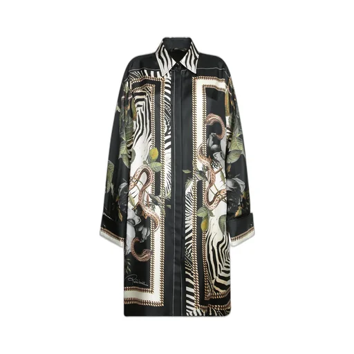 Roberto Cavalli Print Long Shirt