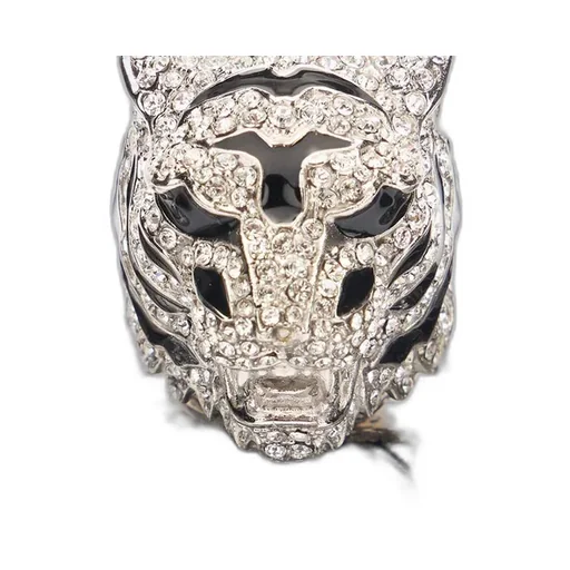 Roberto Cavalli Tiger Fastened Clutch Bag