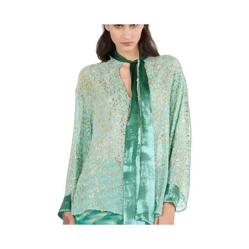 Roberto Cavalli Blouse With Radiant Design