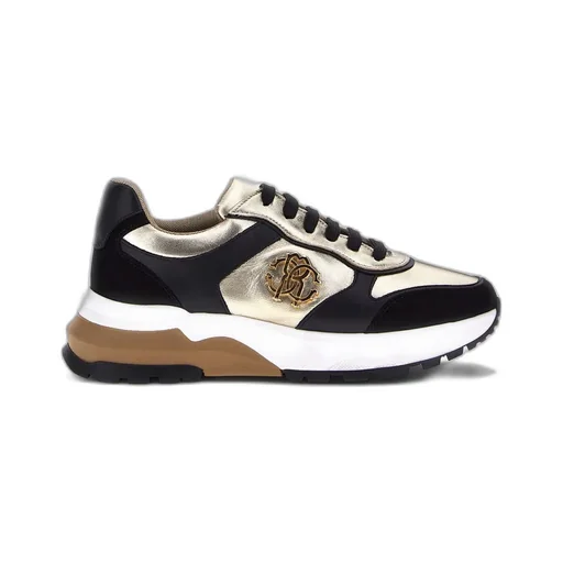 Roberto Cavalli Logo Lace-Up Sneakers