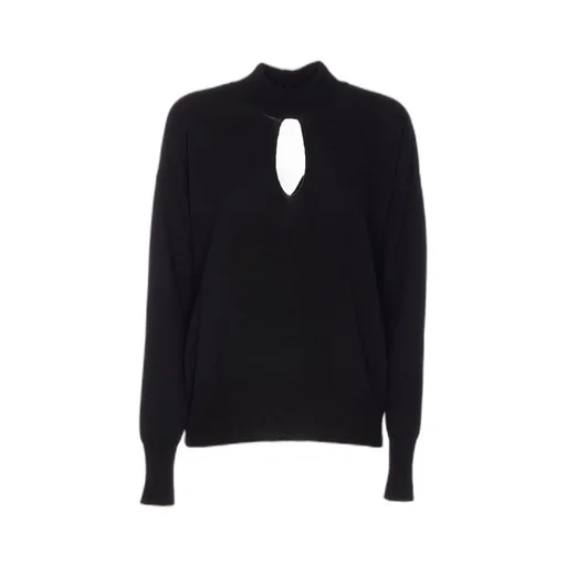 Roberto Collina Cut-Out High Neck Knitwear