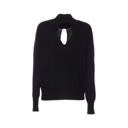 Roberto Collina Cut-Out High Neck Knitwear