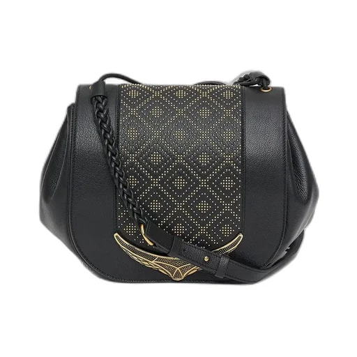 Roberto Cavalli Studded Medium Shoulder Bag