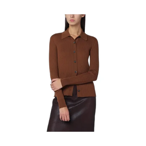 Roberto Collina Ribbed Button-Up Knitwear