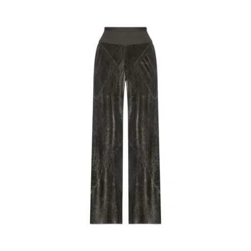 Rick Owens High-Waist Straight-Leg Trousers