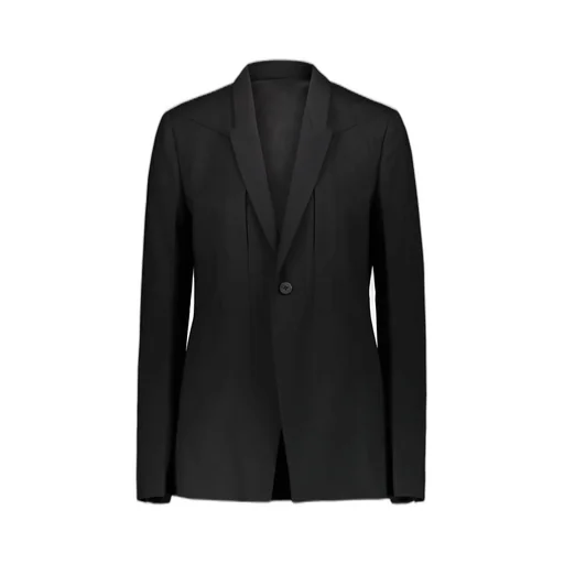 Rick Owens Single Breasted Tailored Blazer