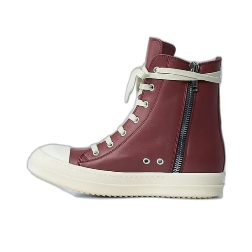 Rick Owens High-Top Lace-Up Sneakers