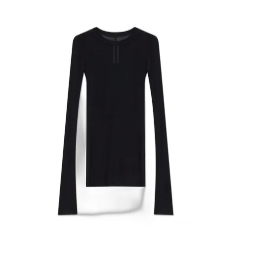 Rick Owens Ribbed Long Sleeve Top