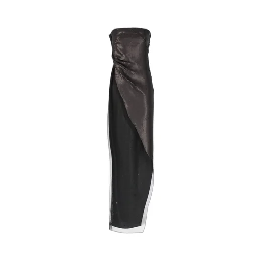 Rick Owens Sequin-Embellished Asymmetric Hem Long Top
