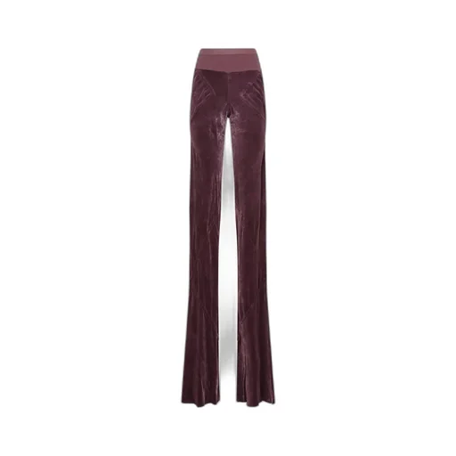 Rick Owens Velvet Flared Trousers