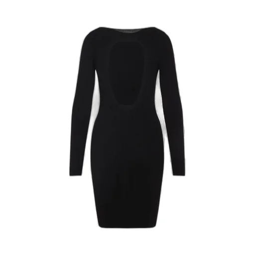 Rick Owens Cut-Out Detailed Ribbed Dress