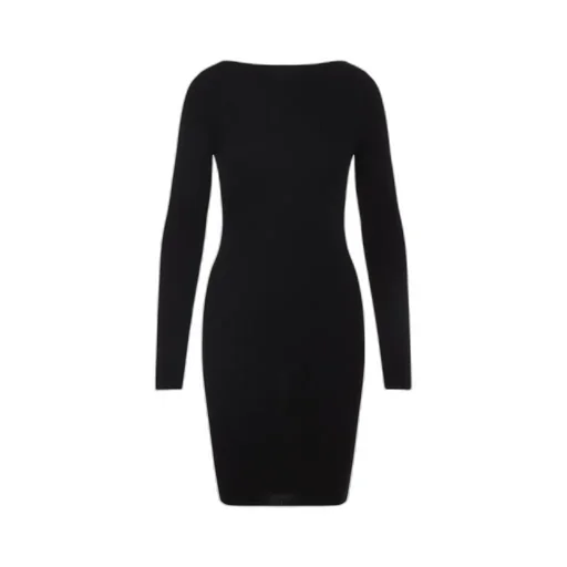 Rick Owens Cut-Out Detailed Ribbed Dress