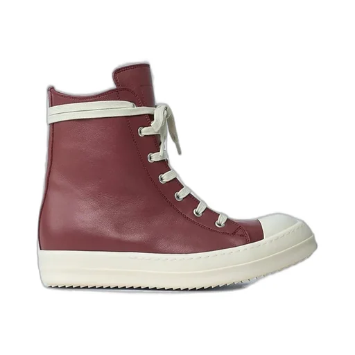 Rick Owens High-Top Lace-Up Sneakers