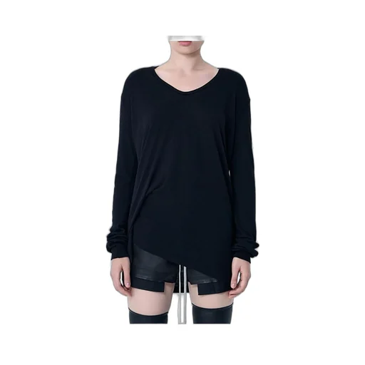 Rick Owens Hiked Long Sleeve Top
