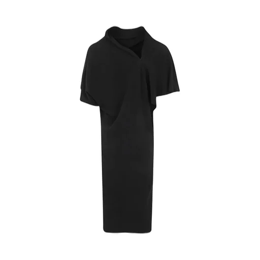 Rick Owens High-Neck Midi Dress