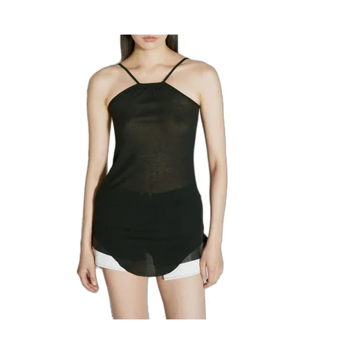Rick Owens Scorpio Ribbed-Knitted Sleeveless Tank Top