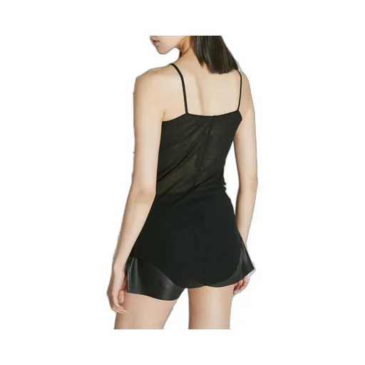 Rick Owens Scorpio Ribbed-Knitted Sleeveless Tank Top