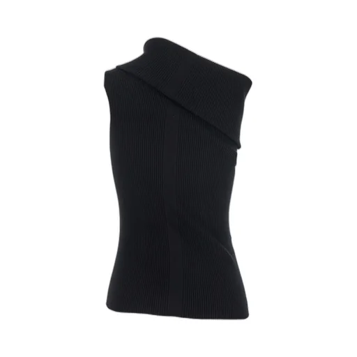 Rick Owens Athena One-Shoulder Knitted Top